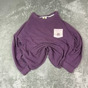 Buc-ee's Spirit Jersey streetwear purple casual long sleeve womens Large